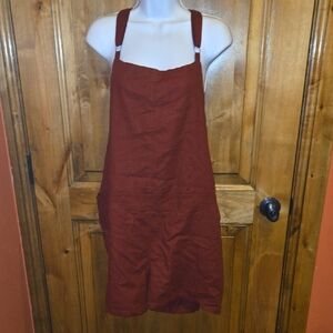 Torrid Brick Red Sleeveless Romper Shorts